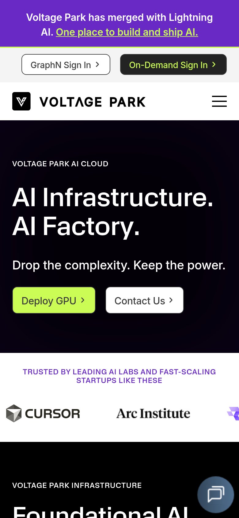Voltage Park mobile capture for Mobile web