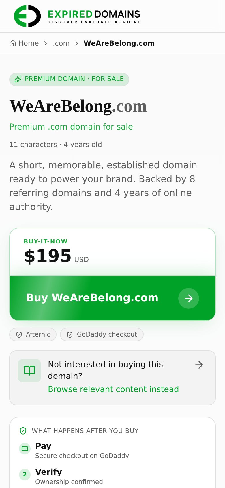 Belong Center (Belong) mobile capture for Mobile web