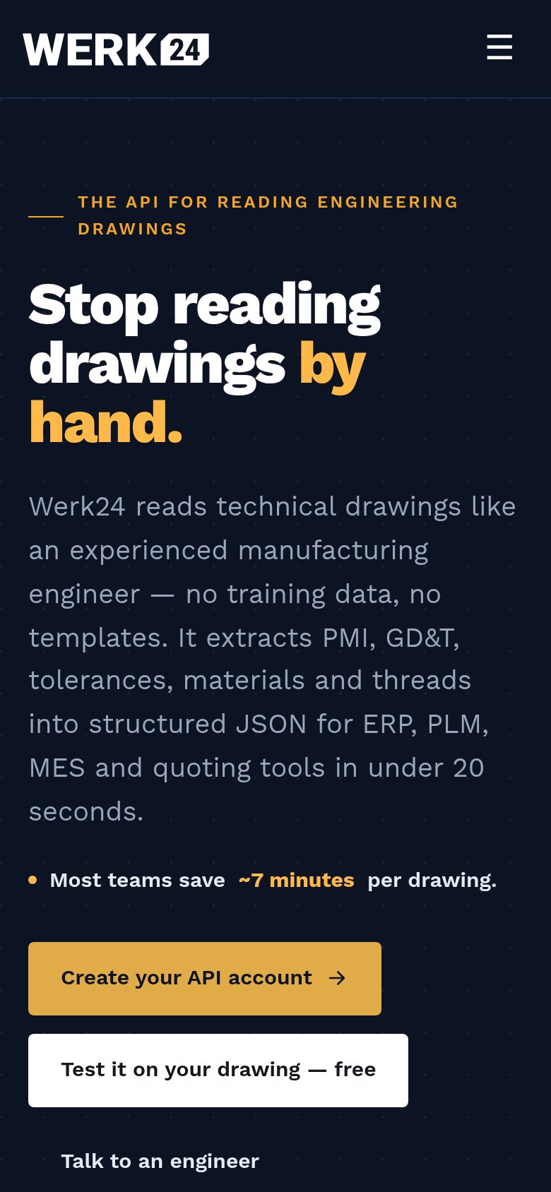 Werk24 mobile capture for Mobile web