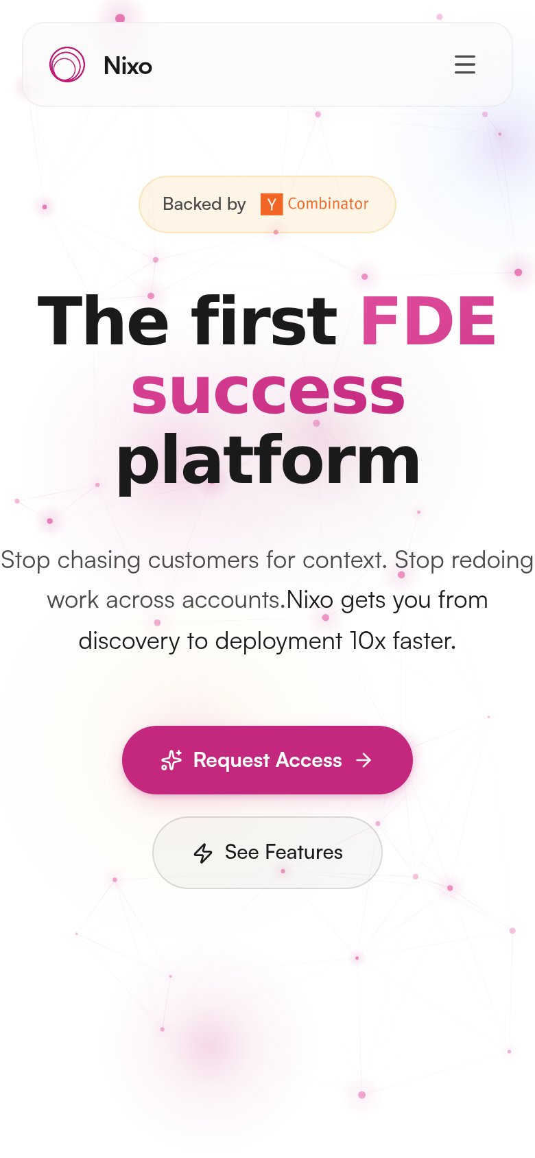 Nixo mobile capture for Mobile web