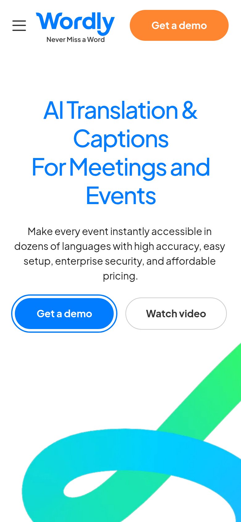 Wordly mobile capture for Mobile web