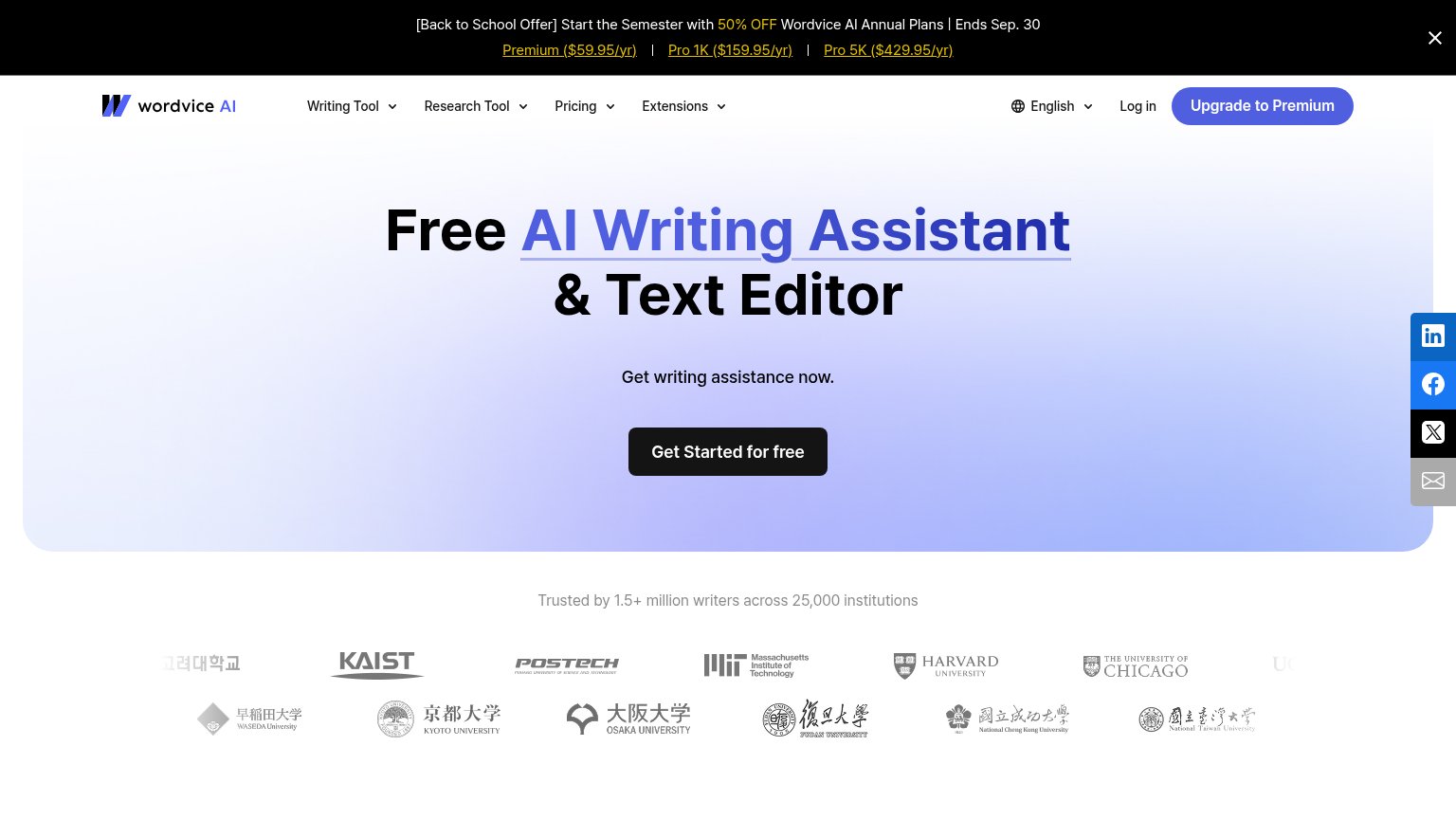 Wordvice AI (Word Add-in) desktop capture for Information hierarchy