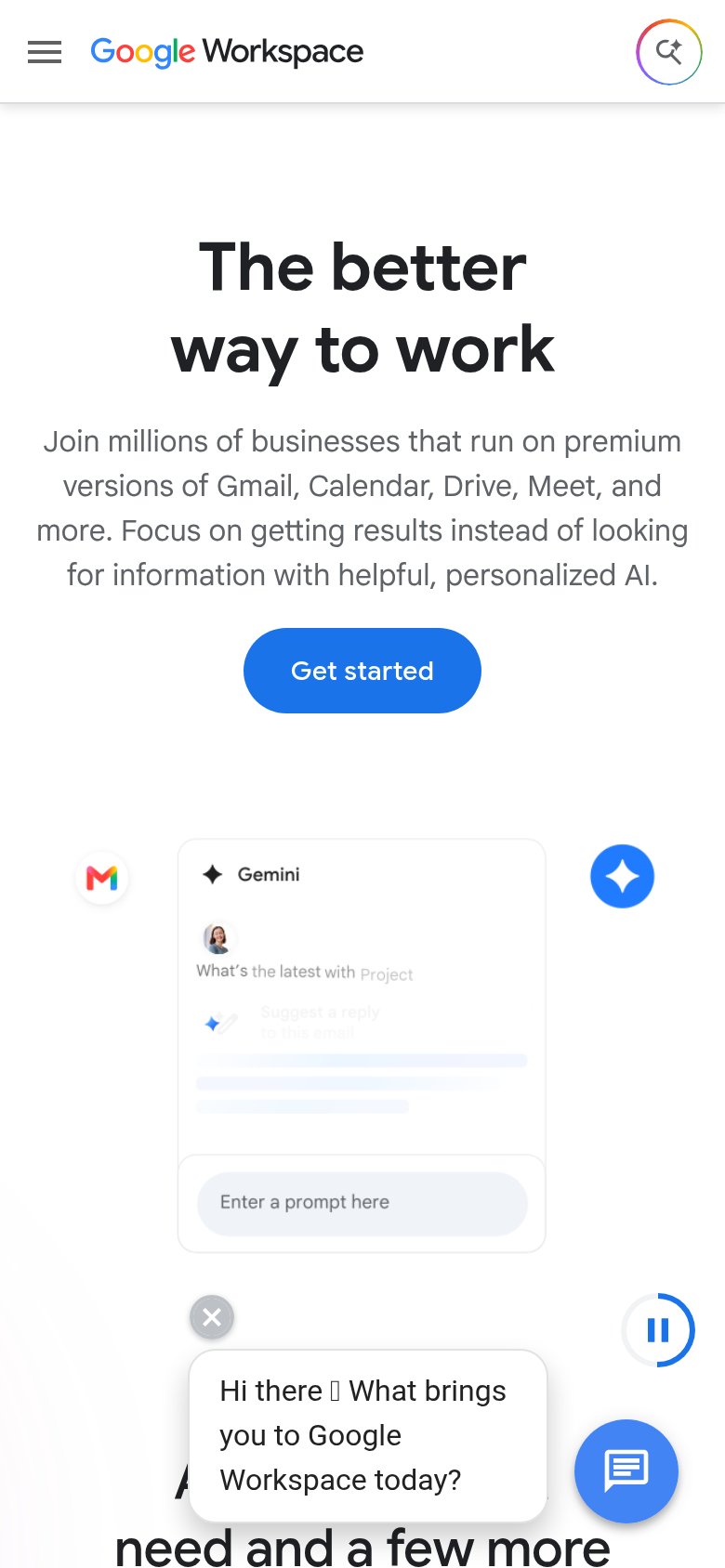 Google Drive for desktop mobile capture for Mobile web