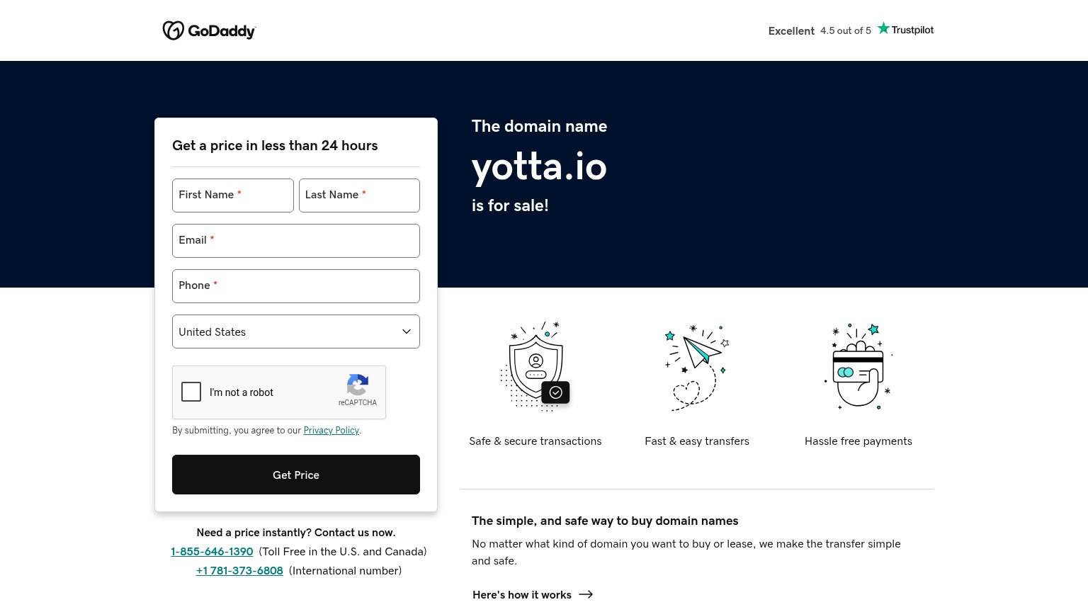 Yotta (Sensorpool) desktop capture for Trust