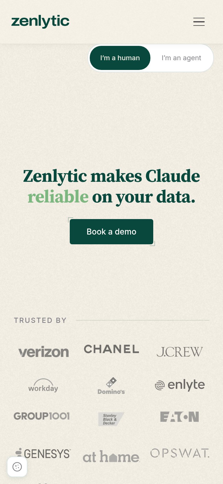 Zenlytic mobile capture for Mobile web